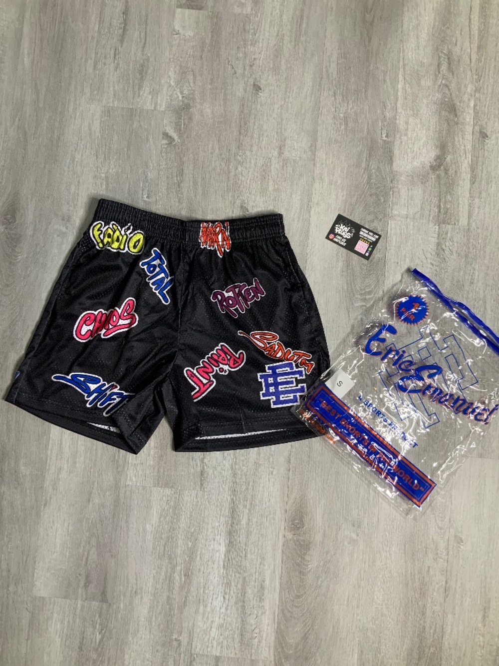 *NEW* Black And Green Matty Boy EE Eric Emanuel Shorts Sizes S,M,L,XL